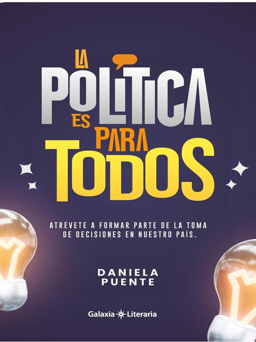 Title details for La política es para todos by Daniela Puente - Available